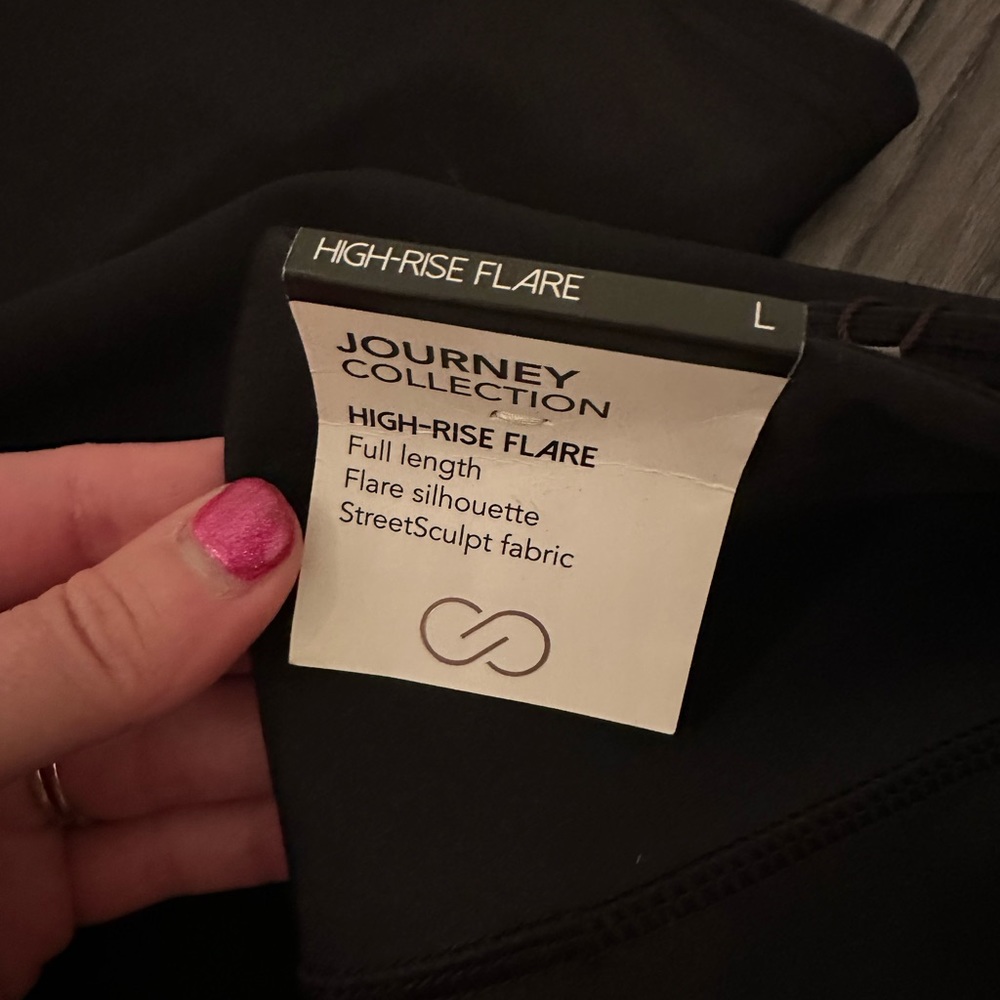 Calia sculpted flare with zipper